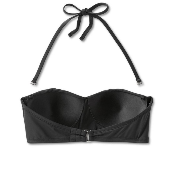 Kona Sol NWT Women’s Molded Bandeau Small (4-6) Black Bikini Top - Picture 2 of 4